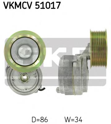 VKMCV 51017 SKF натяжитель приводного ремня