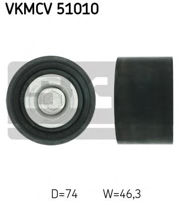 Rolo parasita da correia de transmissão VKMCV51010 SKF