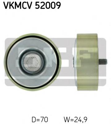 VKMCV 52009 SKF rolo de reguladora de tensão da correia de transmissão