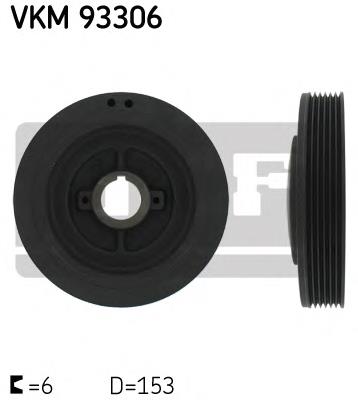 VKM93306 SKF polia de cambota