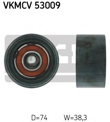 VKMCV53009 SKF rolo parasita da correia de transmissão