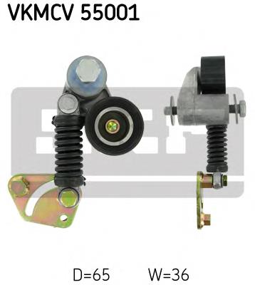 VKMCV55001 SKF reguladora de tensão da correia de transmissão