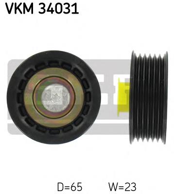 VKM 34031 SKF rolo parasita da correia de transmissão