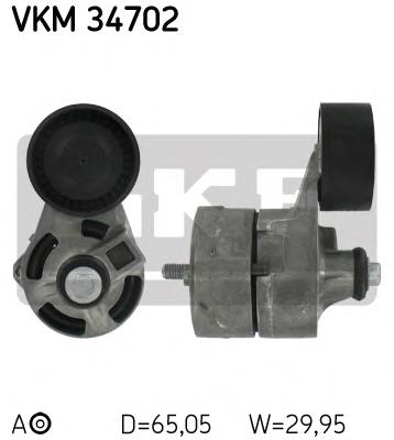 VKM 34702 SKF rolo de reguladora de tensão da correia de transmissão