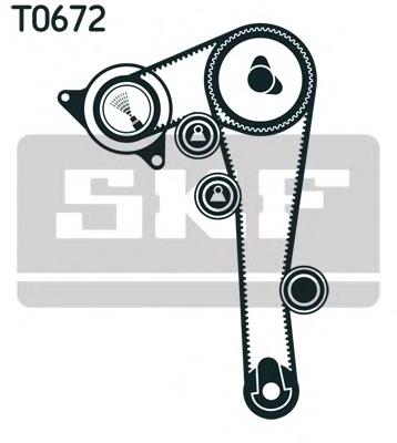 VKMA92513 SKF correia do mecanismo de distribuição de gás, kit