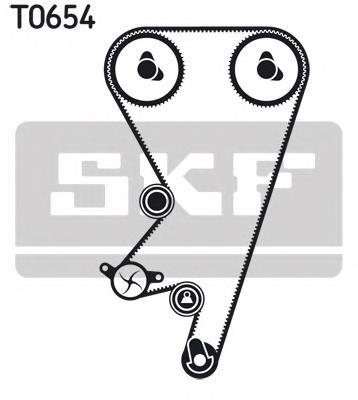 VKMA05202 SKF correia do mecanismo de distribuição de gás, kit