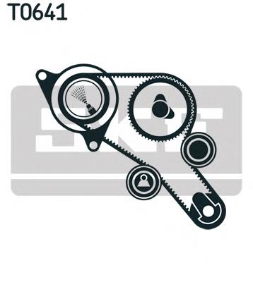 Correia do mecanismo de distribuição de gás, kit VKMA07406 SKF