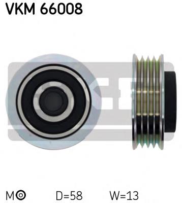 VKM 66008 SKF натяжной ролик