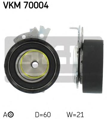 VKM 70004 SKF rolo de reguladora de tensão da correia do mecanismo de distribuição de gás