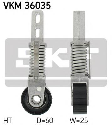 VKM 36035 SKF reguladora de tensão da correia de transmissão