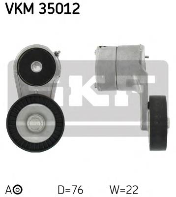 VKM 35012 SKF reguladora de tensão da correia de transmissão