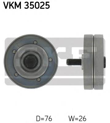 VKM 35025 SKF rolo de reguladora de tensão da correia de transmissão