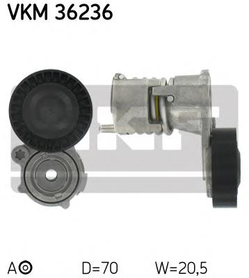 VKM 36236 SKF reguladora de tensão da correia de transmissão