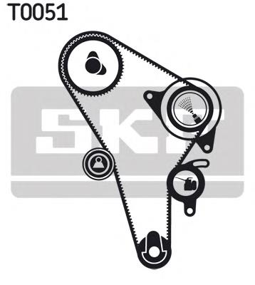 VKMA 01010 SKF correia do mecanismo de distribuição de gás, kit