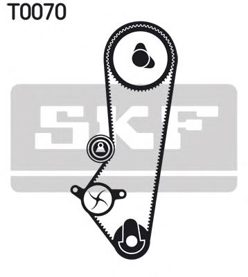 VKMA 04201 SKF correia do mecanismo de distribuição de gás, kit