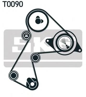 VKMA 06116 SKF correia do mecanismo de distribuição de gás, kit