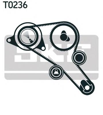 VKMA07404 SKF correia do mecanismo de distribuição de gás, kit