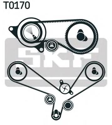 VKMA 01952 SKF correia do mecanismo de distribuição de gás, kit