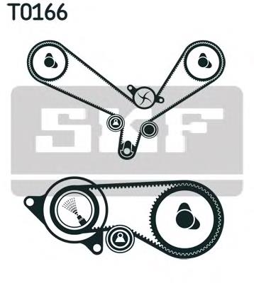 VKMA01151 SKF correia do mecanismo de distribuição de gás, kit