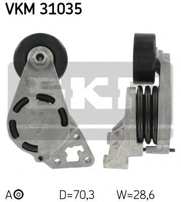 VKM 31035 SKF reguladora de tensão da correia de transmissão
