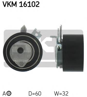 VKM 16102 SKF rolo de reguladora de tensão da correia do mecanismo de distribuição de gás