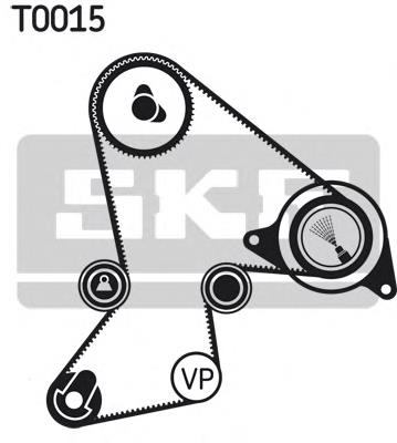 VKMA06214 SKF correia do mecanismo de distribuição de gás, kit