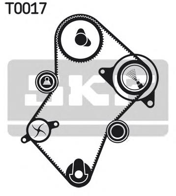 VKMC03241 SKF correia do mecanismo de distribuição de gás, kit
