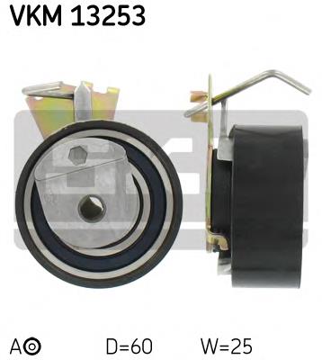 VKM13253 SKF rolo de reguladora de tensão da correia do mecanismo de distribuição de gás