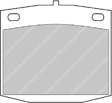 Передние тормозные колодки FDB180 Ferodo