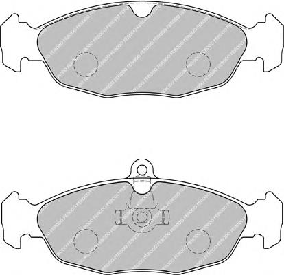 Задние тормозные колодки FDB1903 Ferodo