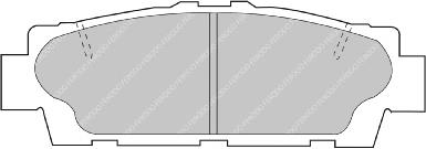 Задние тормозные колодки FDB945 Ferodo