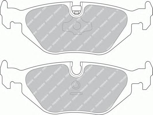 FSL850 Ferodo Колодки тормозные дисковые комплект