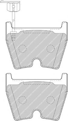 ADV184266 Blue Print sapatas do freio dianteiras de disco