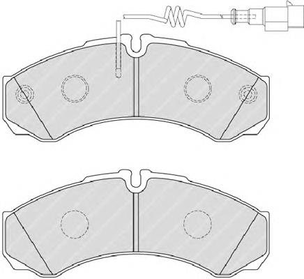 FVR4156 Ferodo колодки тормозные задние дисковые
