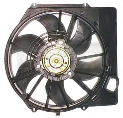 828-1013 TYC ventilador elétrico de esfriamento montado (motor + roda de aletas)