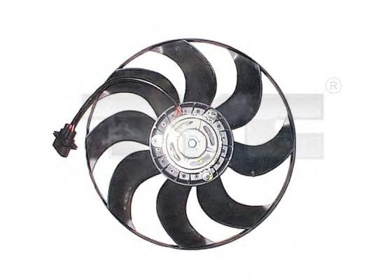 837-1001 TYC ventilador elétrico de esfriamento montado (motor + roda de aletas)