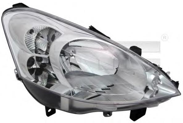 Luz direita para Peugeot Partner 