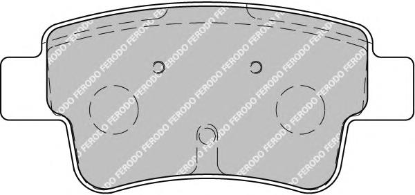 Задние тормозные колодки FSL1922 Ferodo