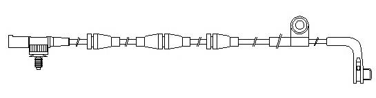 FWI281 Ferodo датчик износа тормозных колодок задний