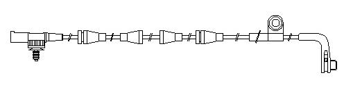 FWI282 Ferodo датчик износа тормозных колодок задний