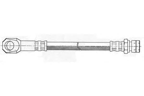 Шланг тормозной передний FHY2061 Ferodo