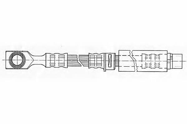 Шланг тормозной передний FHY2238 Ferodo