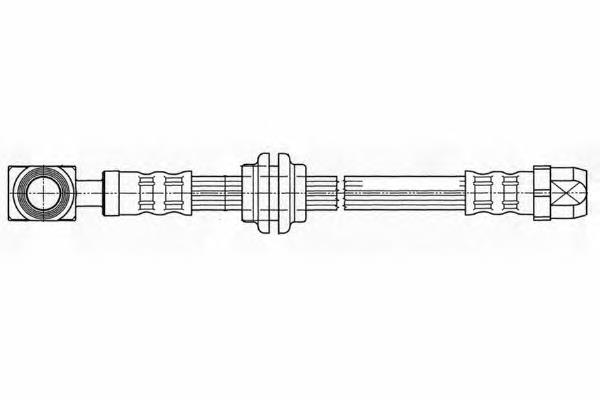 Шланг тормозной передний FHY2479 Ferodo