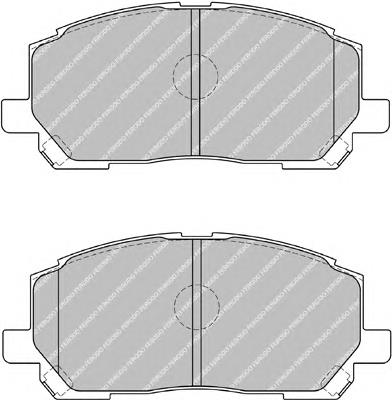 FDB1911 Ferodo sapatas do freio dianteiras de disco