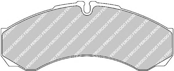 FVR1102 Ferodo sapatas do freio traseiras de disco