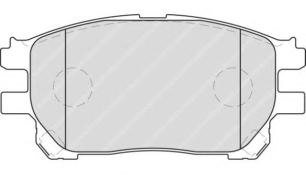 Передние тормозные колодки FDB1868 Ferodo