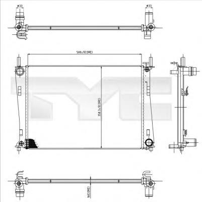 Радиатор BM1526 Magneti Marelli