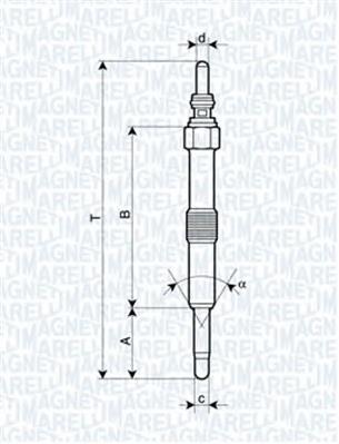 062900067304 Magneti Marelli vela de incandescência