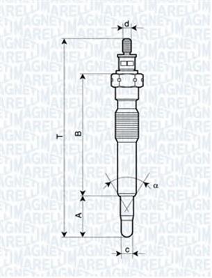 062900092304 Magneti Marelli vela de incandescência