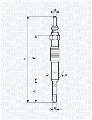 062900027304 Magneti Marelli vela de incandescência